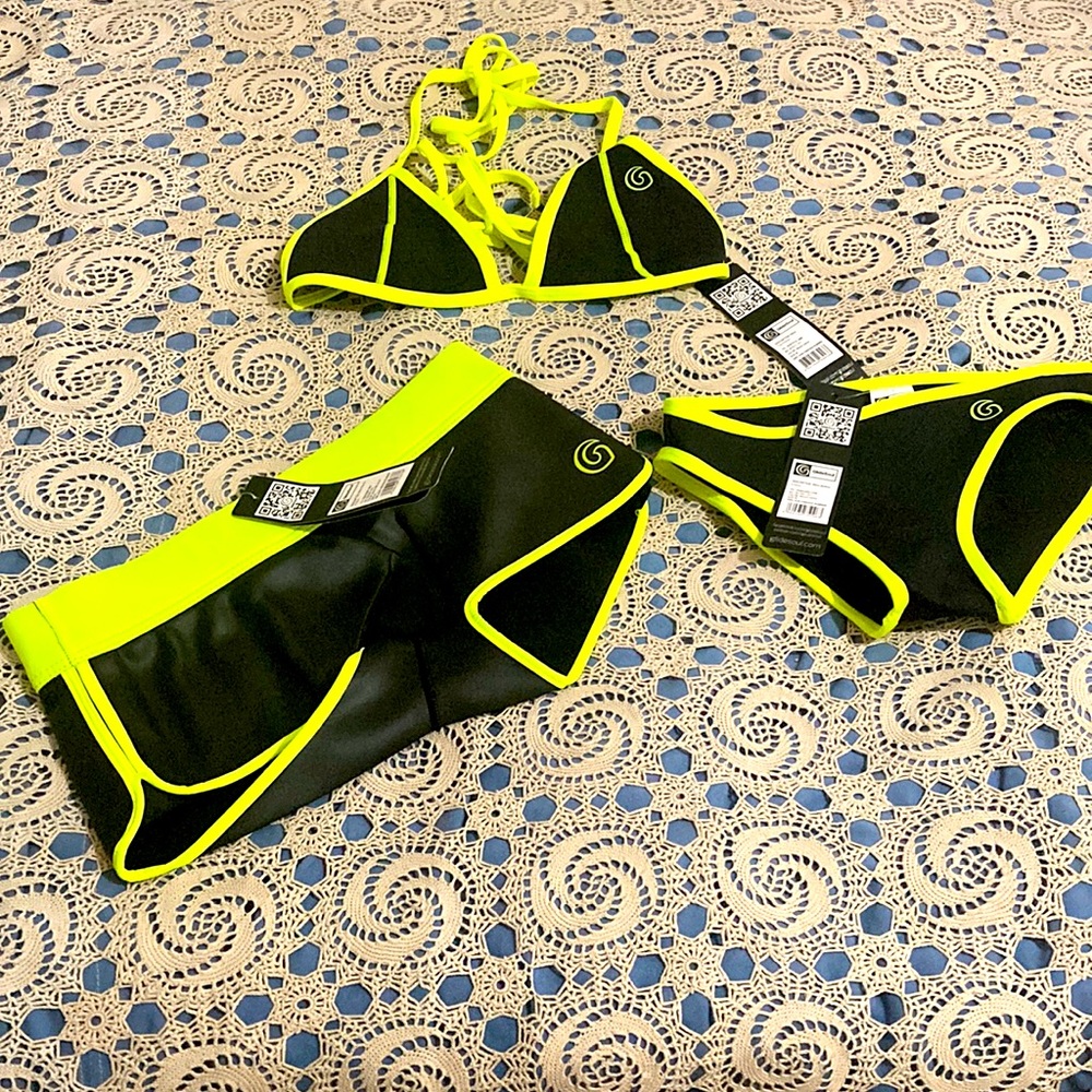 GlideSoul Bikini Top, Bottom & Shorts Bundle